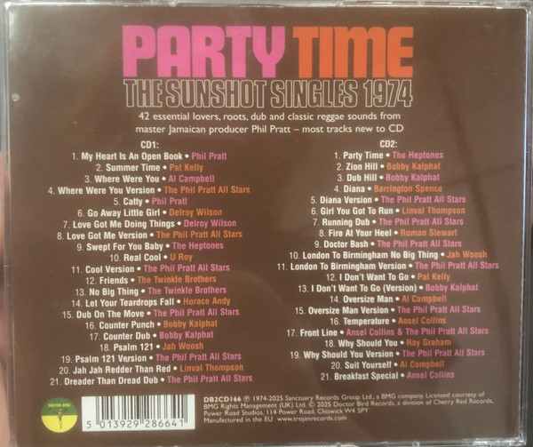 back - Various Artists - Party Time - The Sunshot Singles 1974