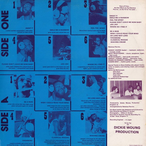 back - The Fab Five - F F One