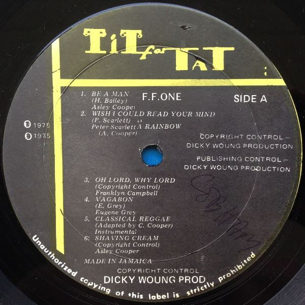 label - The Fab Five - F F One