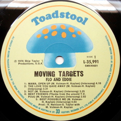 label - Flo & Eddie - Moving Targets