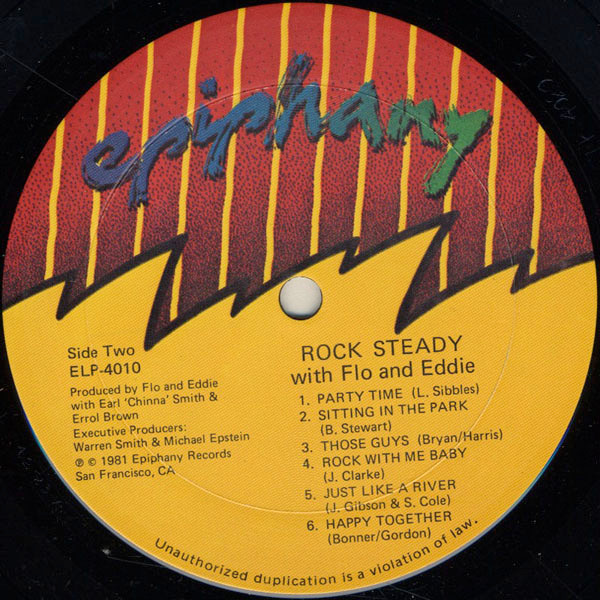 label - Prince Flo & Jah Edwards I - Rock Steady With Flo & Eddie