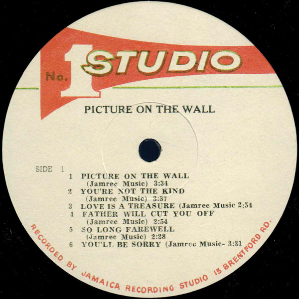 Studio 1 label artwork
