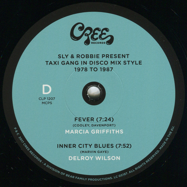 label - Sly Dunbar & Robbie Shakespeare - Taxi Gang In Discomix Style 1978-1987