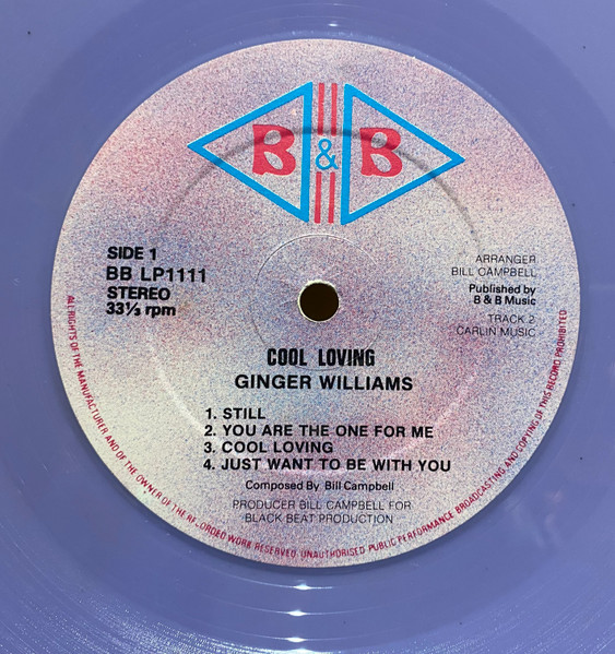 label - Ginger Williams - Cool Loving