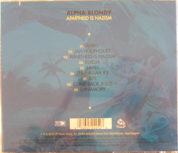 back - Alpha Blondy - Apartheid Is Nazism