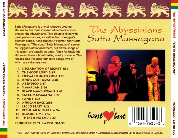 back - The Abyssinians - Satta Massagana