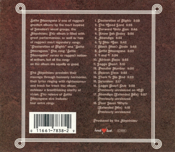 back - The Abyssinians - Satta Massagana