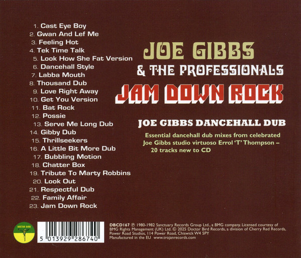 back - Joe Gibbs & The Professionals - Jam Down Rock (Joe Gibbs Dancehall Dub)