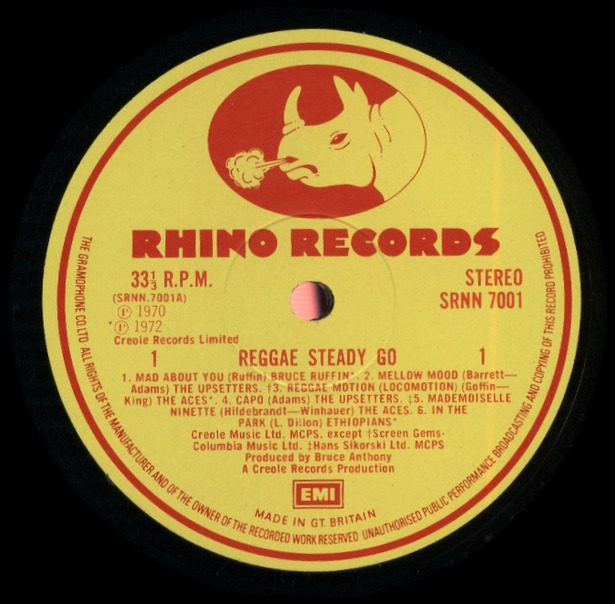 label - Various Artists - Reggae Steady Go
