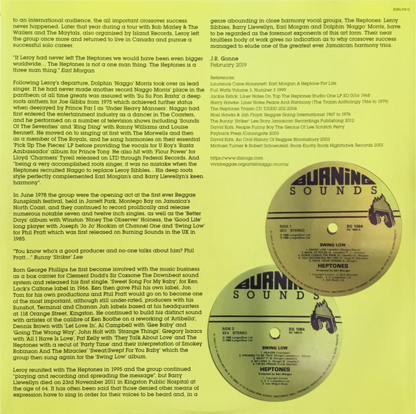 inner - The Heptones - Swing Low