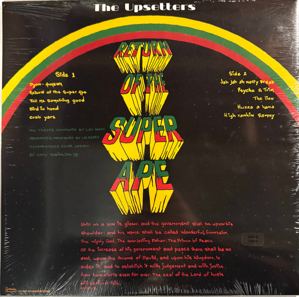 back - The Upsetters - Return Of The Super Ape