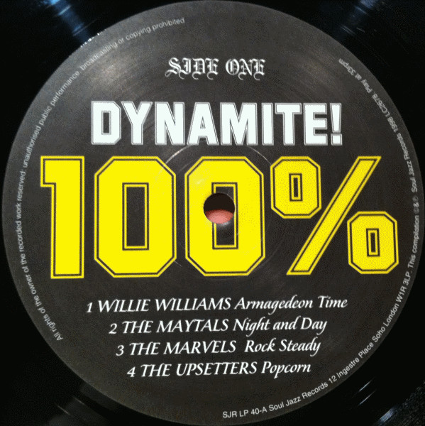 label - Various Artists - 100% Dynamite!