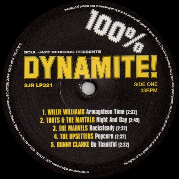label - Various Artists - 100% Dynamite!