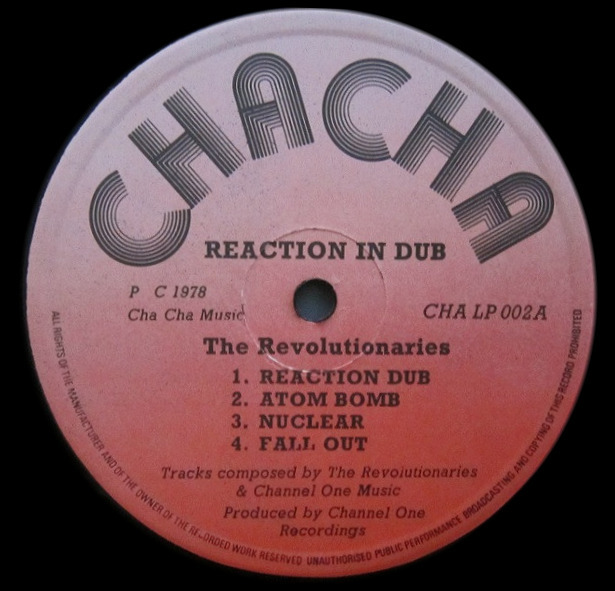 label - The Revolutionaries - Reaction In Dub