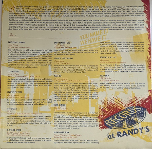 inner - Various Artists - Randy's 50th Anniversary Chapter One
