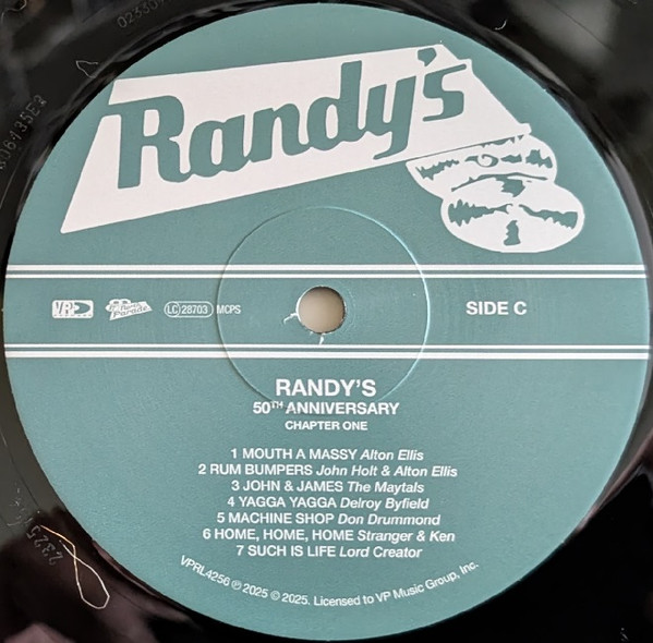 label - Various Artists - Randy's 50th Anniversary Chapter One