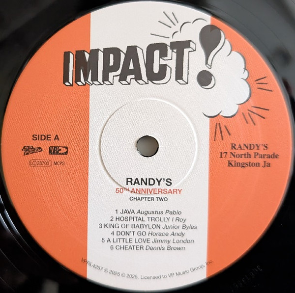 label - Various Artists - Randy's 50th Anniversary Chapter Two