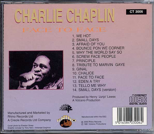 back - Charlie Chaplin - Face To Face