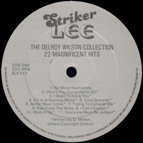 Striker Lee label artwork