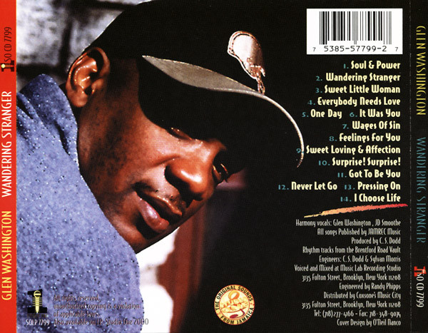 back - Glen Washington - Wandering Stranger