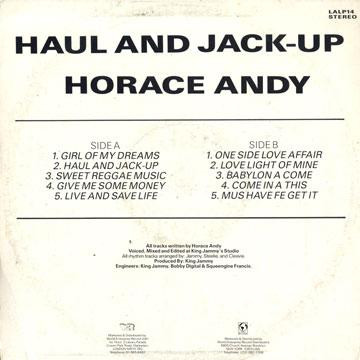 back - Horace Andy - Haul And Jack Up
