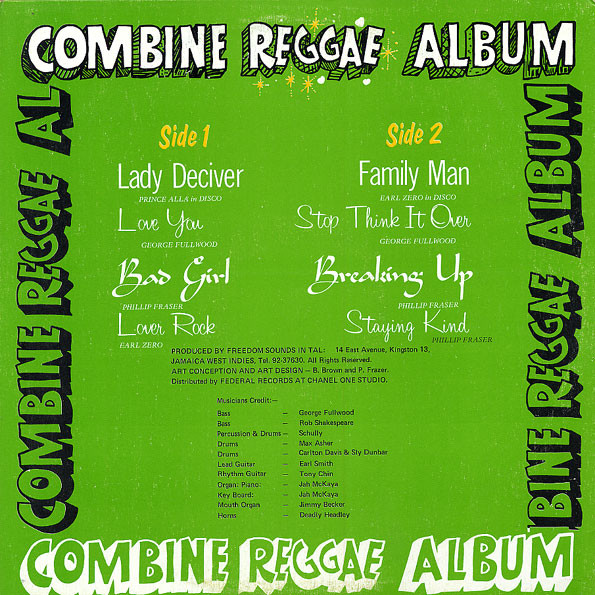 back - Phillip Fraser & George Fullwood - Combine Lover's Rock