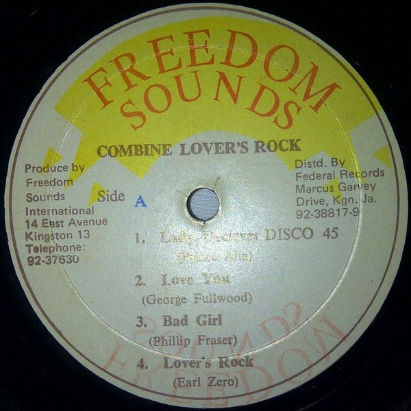 label - Phillip Fraser & George Fullwood - Combine Lover's Rock