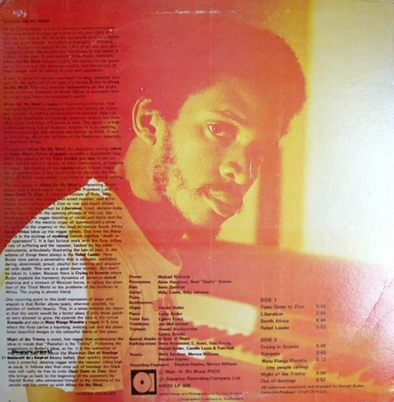 back - Harold Butler - Africa On My Mind