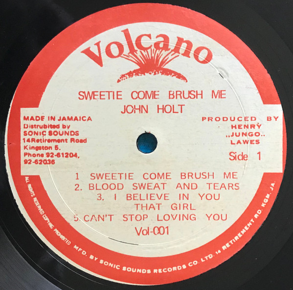 Volcano label artwork