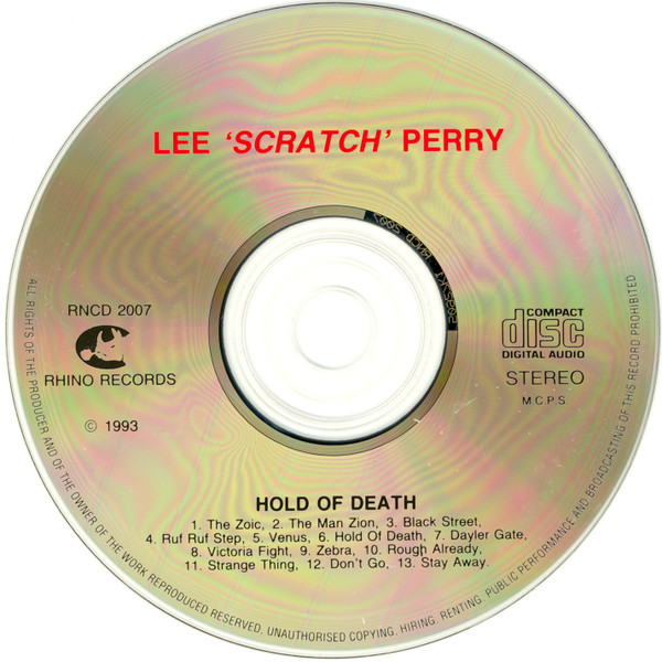 label - Lee Scratch Perry - Hold Of Death