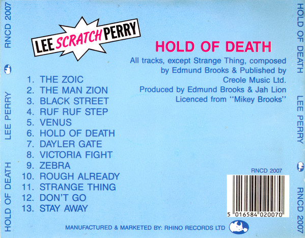 back - Lee Scratch Perry - Hold Of Death