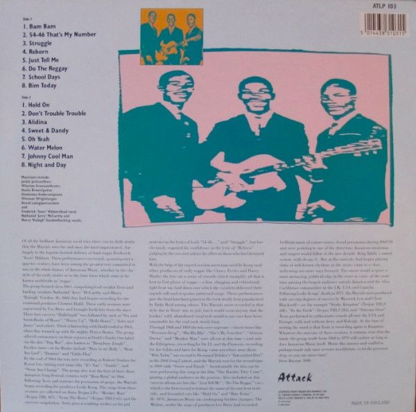 back - The Maytals - Do The Reggae