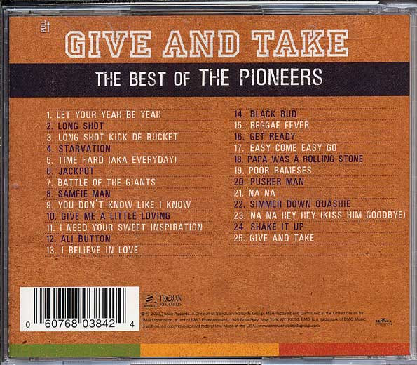 back - The Pioneers - Give And Take