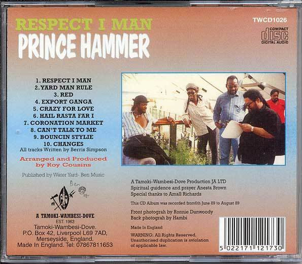 back - Prince Hammer - Respect I Man