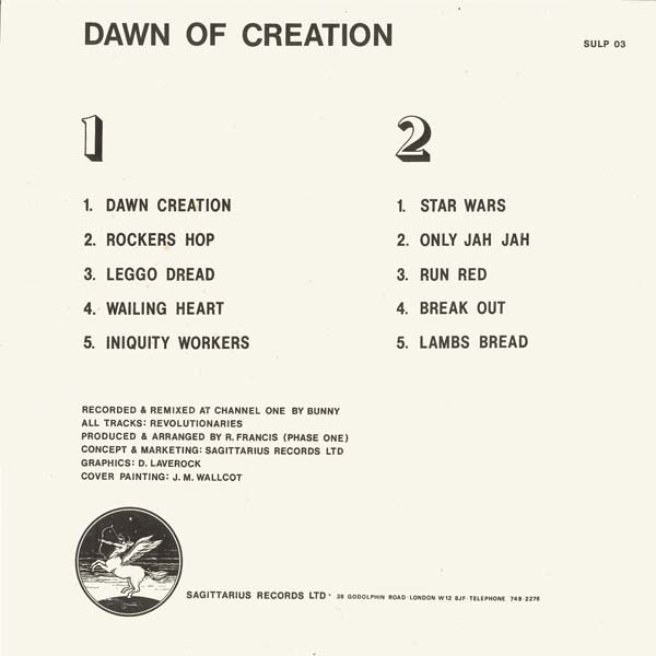 back - The Revolutionaries - Dawn Of Creation