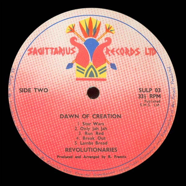 label - The Revolutionaries - Dawn Of Creation