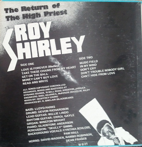 back - Roy Shirley - The Return Of The High Priest
