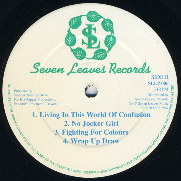 label - Sammy Dread - Wrap Up A Draw