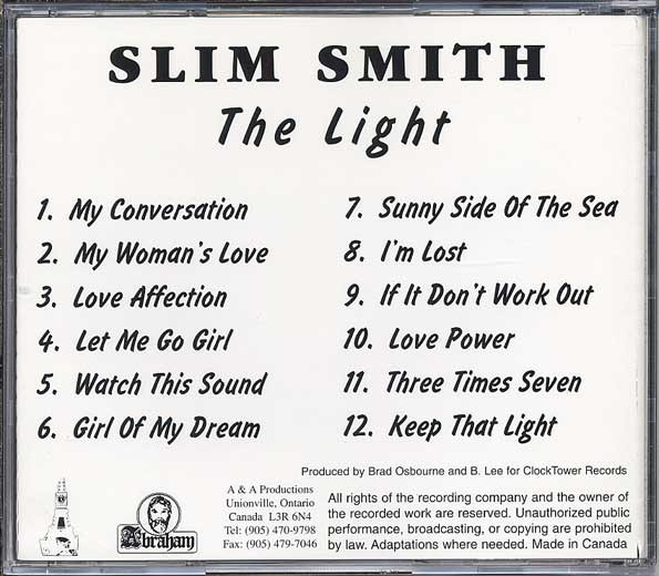 back - Slim Smith - The Light