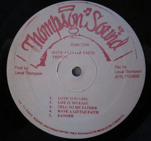 label - Trinity - Have A Little Faith