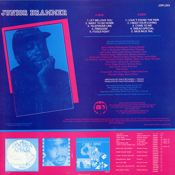 back - Junior Brammer - Telephone Line