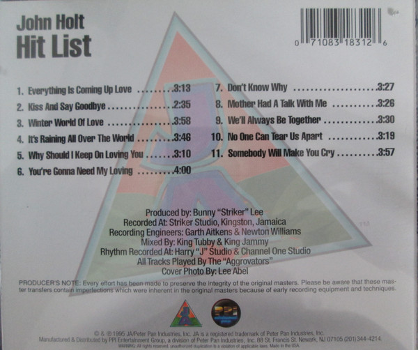 back - John Holt - Hit List