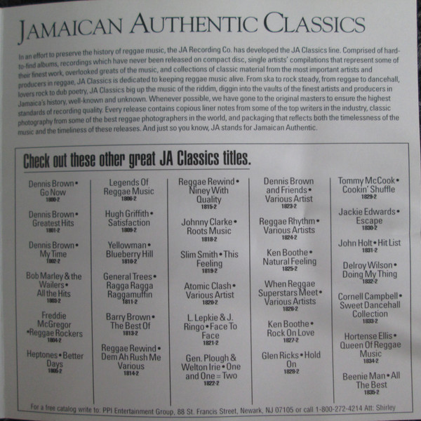 inner - John Holt - Hit List