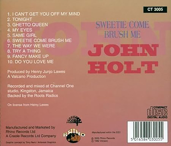 back - John Holt - Sweetie Come Brush Me