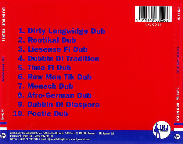 back - Linton Kwesi Johnson - LKJ In Dub vol 3