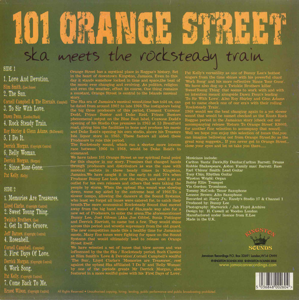 back - Various Artists - 101 Orange Street