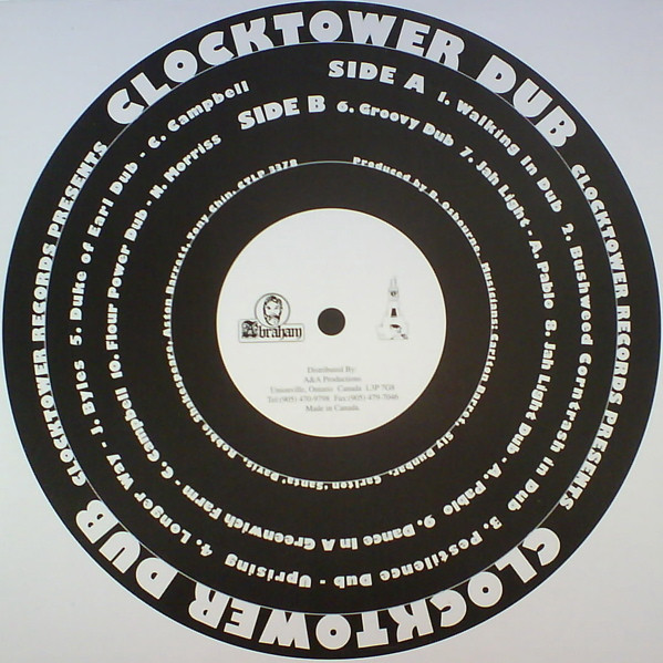 label - Various Artists - Clocktower Records Presents Clocktower Dub