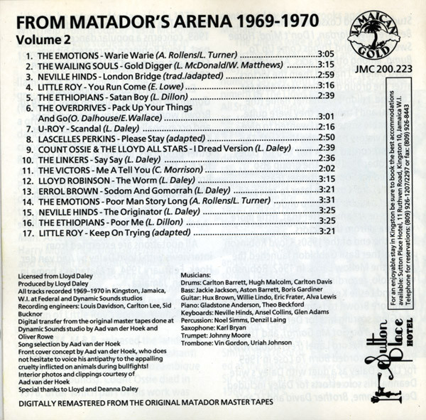 inner - Various Artists - From Matador's Arena Vol 2