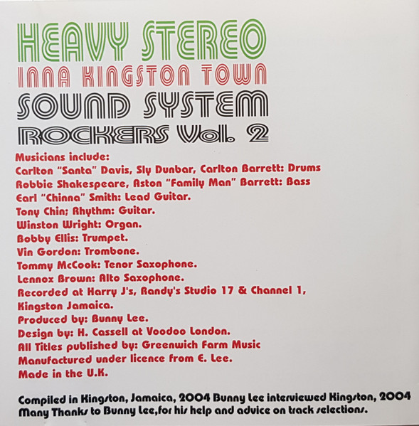 inner - Various Artists - Heavy Stereo Inna Kingston Town