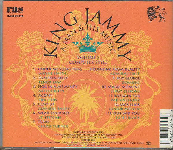 back - Various Artists - King Jammy - A Man And His Music Vol 2